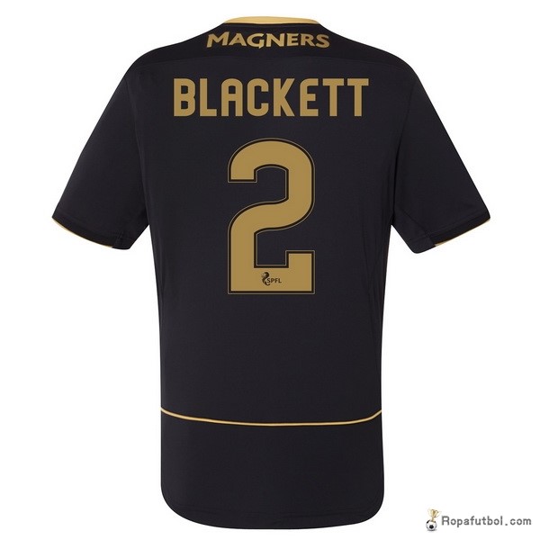 Camiseta Celtic Replica Segunda Ropa Blackett 2016/17 Negro